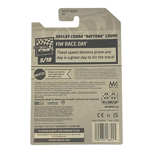 Hot Wheels Shelby Cobra Daytona Coupe - HW Race Day Series 5/10 - for just $1.79! 