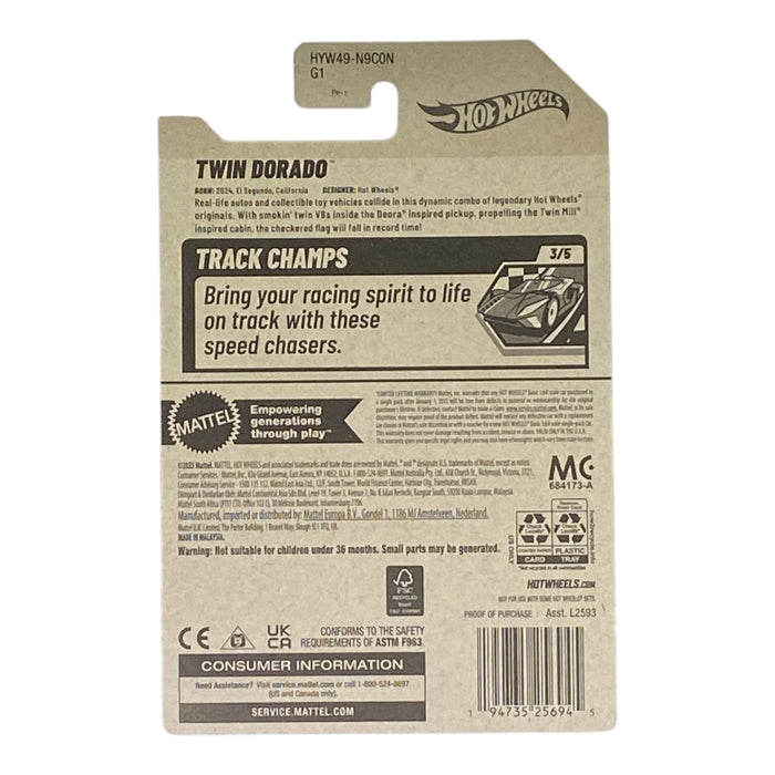 Hot Wheels Twin Dorado - Track Champs Series 3/5 - for just $1.79! 