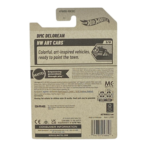 Hot Wheels DMC DeLorean - Art Cars Series 5/10 - for just $1.79! 