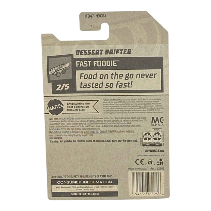 Hot Wheels Dessert Drifter | Fast Foodie Series 2/5 - for just $1.99! 