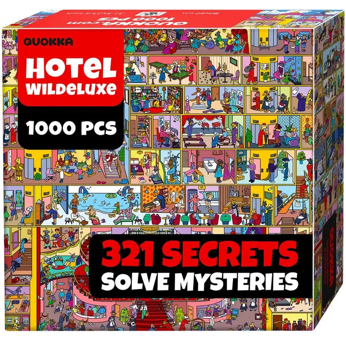 Hotel Budapets "Seek & See" 1000 Piece Jigsaw Puzzle Quokka - for just $24.99! 