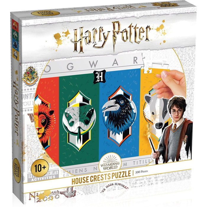 House Crests Harry Potter 500 Piece Jigsaw Puzzle Top Trumps - for just $17.99! 