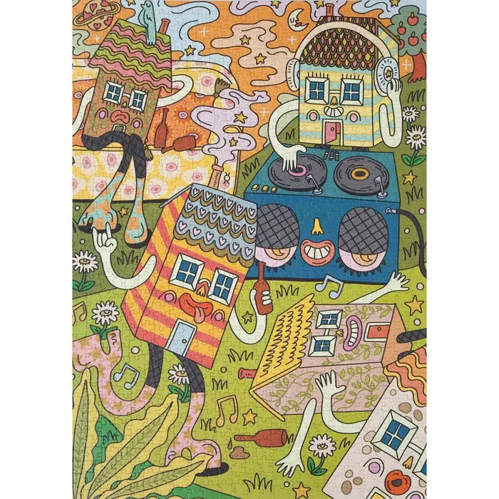 House Party 1000 Piece Jigsaw Puzzle Birdie - for just $32.99! 