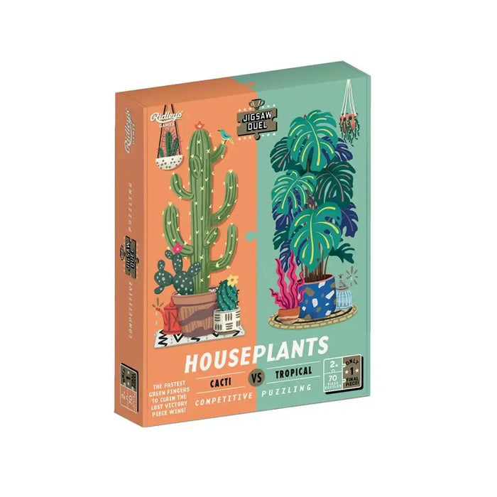 House Plants Set of 2 70 Piece Jigsaw Duel Puzzles Ridley - for just $14.99! 