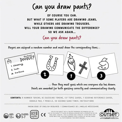 How Do You Doodle? - The Fun Fast Paced Drawing Game - Outset - for just $24.99! 