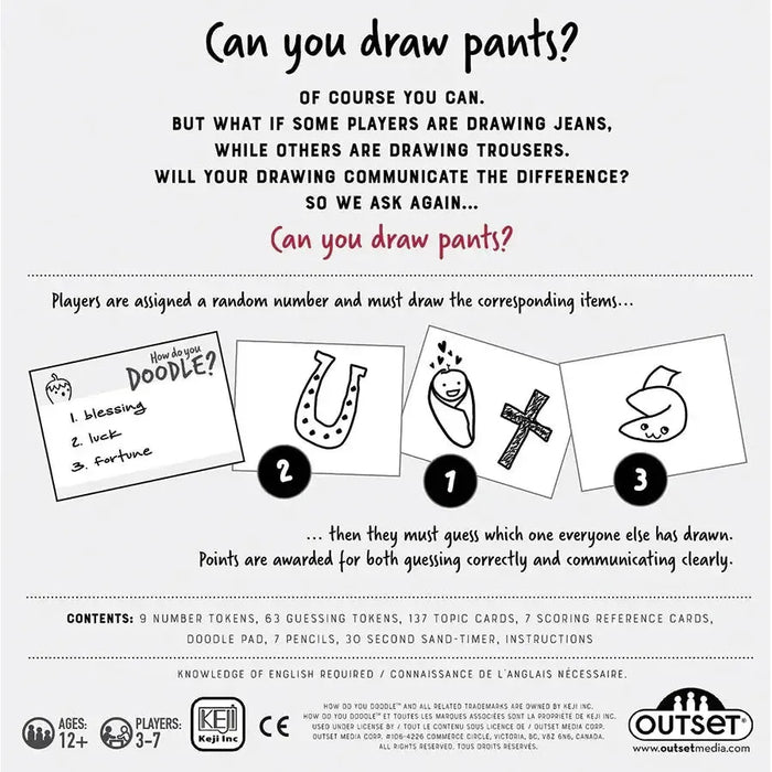 How Do You Doodle? - The Fun Fast Paced Drawing Game - Outset - for just $24.99! 