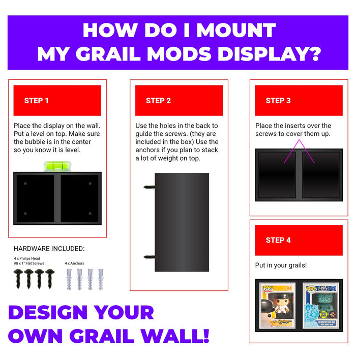 GRAIL MODS - Modular In Box Display Case for Funko Pops in Acrylic Hard Stack Armor (EVA Foam) - Just $59.99! Shop now at Retro Gaming of Denver