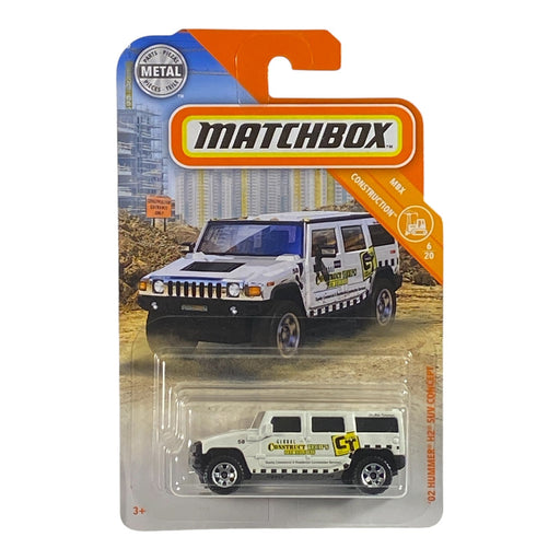 Matchbox '02 Hummer H2 SUV Concept - MBX Contruction Series 6/20 - for just $1.79! 