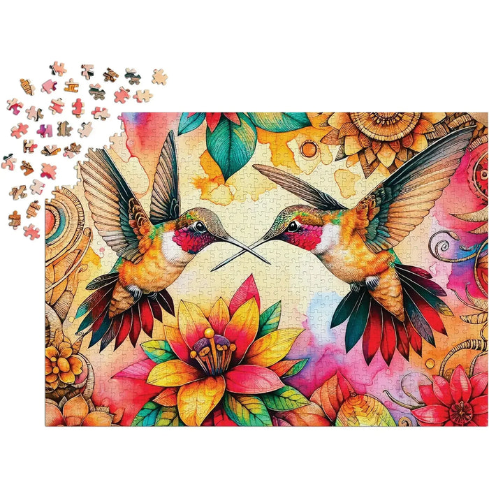 Hummingbird Haven 1000 Piece Jigsaw Puzzle Enjoy - for just $24.99! 