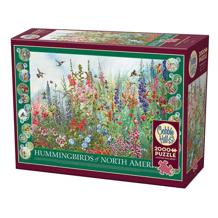 Hummingbirds of North America 2000 Piece Jigsaw Puzzle Cobble Hill - for just $29.99! 