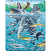 Humpback Whales in a School of Herrings 140 Piece Tray Jigsaw Puzzle Larsen - for just $11.99! 