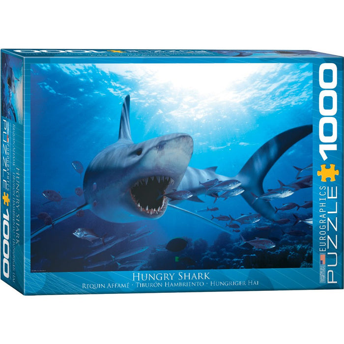 Hungry Shark 1000 Piece Jigsaw Puzzle Eurographics - for just $19.99! 