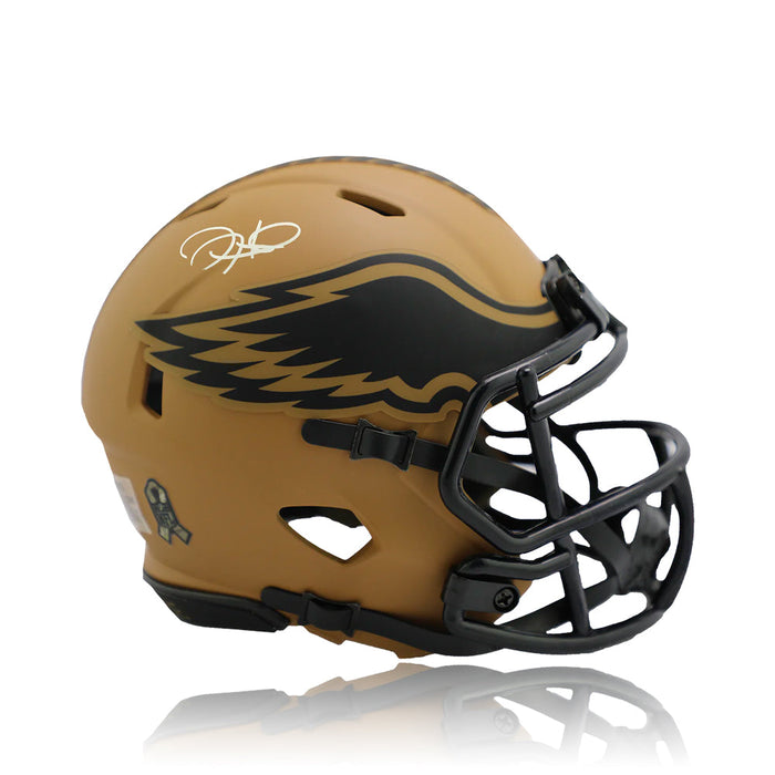 Jalen Hurts Philadelphia Eagles Autographed Full-Size 2023 Salute to Service Speed Helmet - for just $699.99! 
