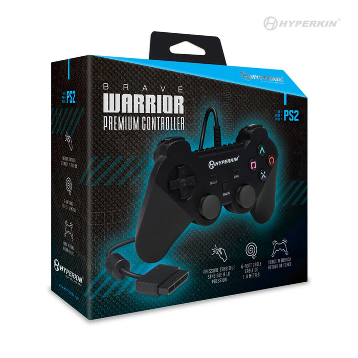 Hyperkin  Brave Warrior Premium Wired Controller for PlayStation 2 - for just $19.99! 