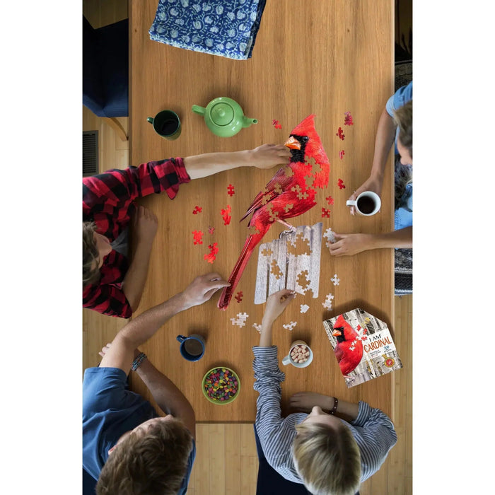 I Am Cardinal 300 Piece Bird Shaped Jigsaw Puzzle Madd Capp - for just $16.99! 