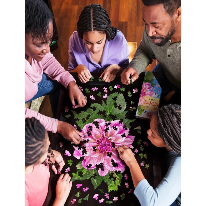 I Am Dahlia 350 Piece Floral Shaped Jigsaw Puzzle Madd Capp - for just $19.99! 