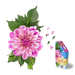 I Am Dahlia 350 Piece Floral Shaped Jigsaw Puzzle Madd Capp - for just $19.99! 