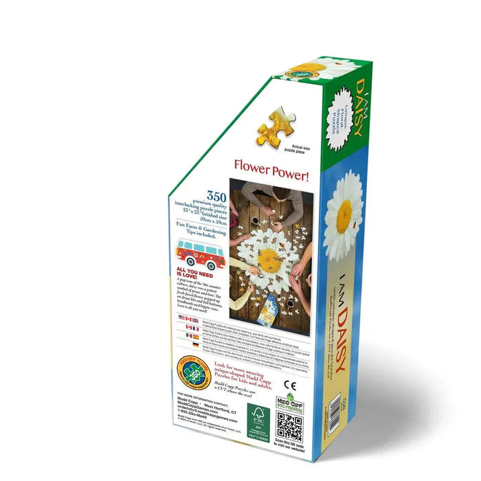 I Am Daisy 350 Piece Floral Shaped Jigsaw Puzzle Madd Capp - for just $19.99! 