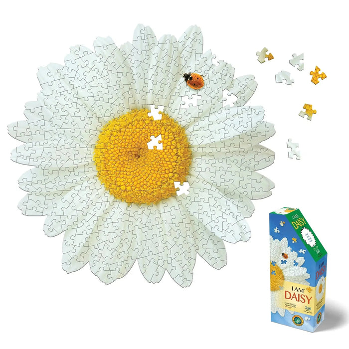 I Am Daisy 350 Piece Floral Shaped Jigsaw Puzzle Madd Capp - for just $19.99! 