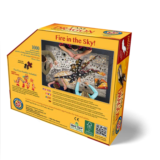 I Am Dragon 1000 Piece Creature Shaped Jigsaw Puzzle Madd Capp - for just $26.99! 