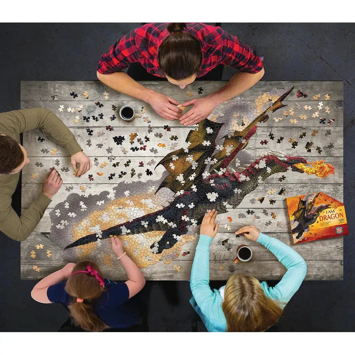I Am Dragon 1000 Piece Creature Shaped Jigsaw Puzzle Madd Capp - for just $26.99! 