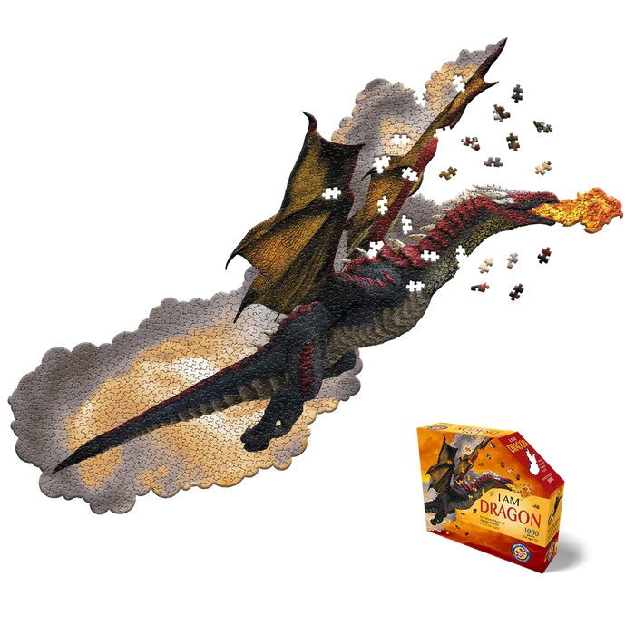 I Am Dragon 1000 Piece Creature Shaped Jigsaw Puzzle Madd Capp - for just $26.99! 