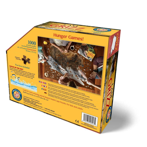 I Am Grizz 1000 Piece Animal Shaped Jigsaw Puzzle Madd Capp - for just $26.99! 