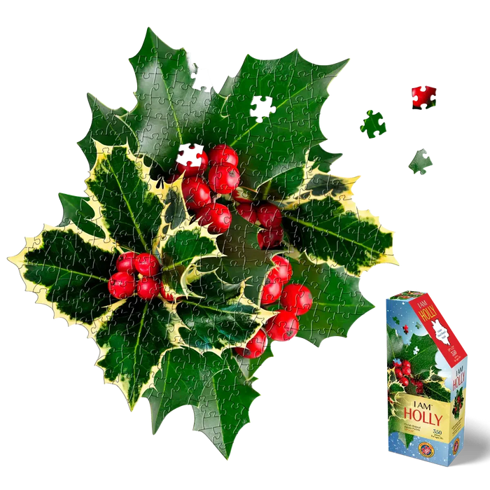 I Am Holly 350 Piece Floral Shaped Jigsaw Puzzle Madd Capp - for just $19.99! 