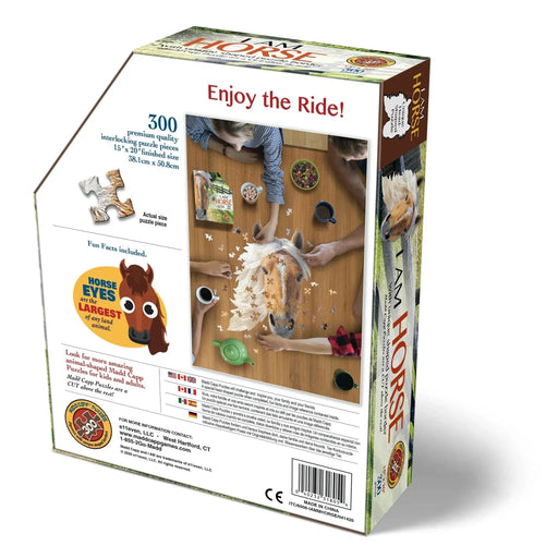 I Am Horse 300 Piece Head Shaped Jigsaw Puzzle Madd Capp - for just $16.99! 