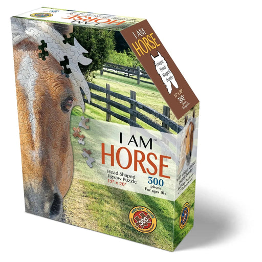 I Am Horse 300 Piece Head Shaped Jigsaw Puzzle Madd Capp - for just $16.99! 