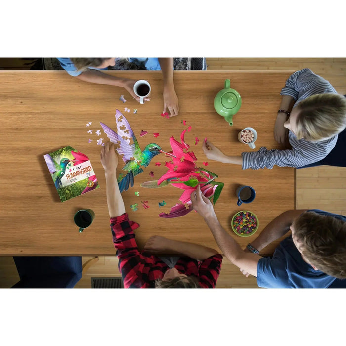 I Am Hummingbird 300 Piece Bird Shaped Jigsaw Puzzle Madd Capp - for just $16.99! 