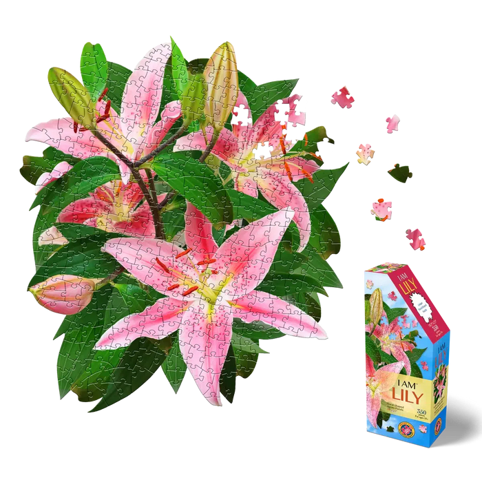 I Am Lily 350 Piece Floral Shaped Jigsaw Puzzle Madd Capp - for just $19.99! 