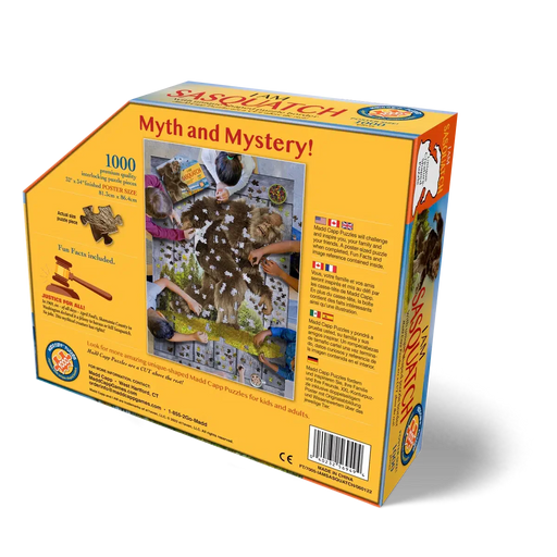 I Am Sasquatch 1000 Piece Creature Shaped Jigsaw Puzzle Madd Capp - for just $26.99! 
