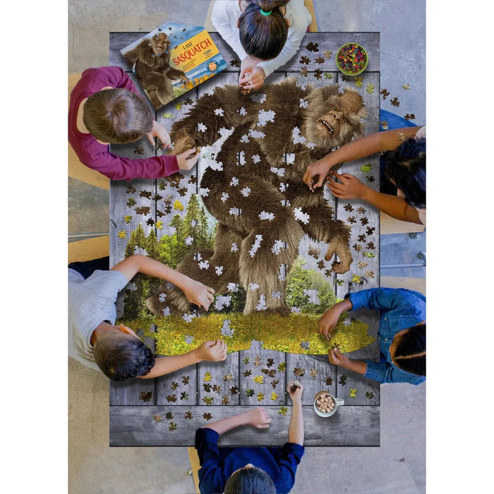 I Am Sasquatch 1000 Piece Creature Shaped Jigsaw Puzzle Madd Capp - for just $26.99! 