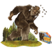 I Am Sasquatch 1000 Piece Creature Shaped Jigsaw Puzzle Madd Capp - for just $26.99! 