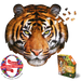 I Am Tiger 550 Piece Head Shaped Jigsaw Puzzle Madd Capp - for just $22.99! 