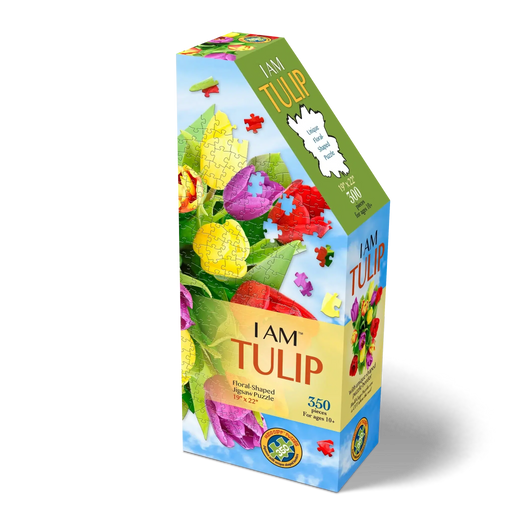 I Am Tulip 350 Piece Floral Shaped Jigsaw Puzzle Madd Capp - for just $19.99! 