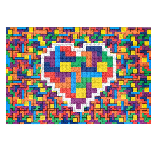 I ❤️ Tetris® 1000 Piece Premium Jigsaw Puzzle Blue Kazoo - for just $29.99! 