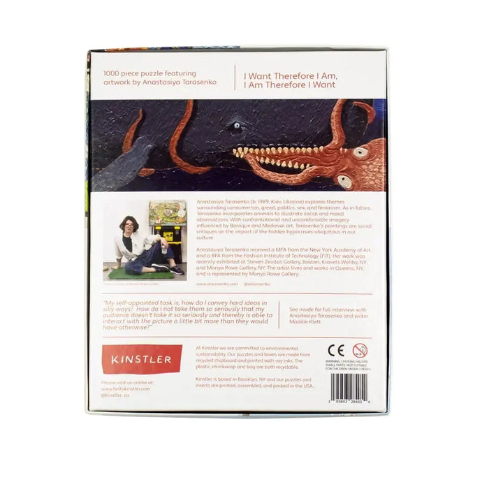 I Want Therefore I Am... 1000 Piece Jigsaw Puzzle Kinstler - for just $24.99! 