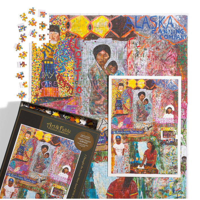I thought the Streets Were Paved with Gold 1000 Piece Premium Jigsaw Puzzle Art & Fable - for just $34.99! 