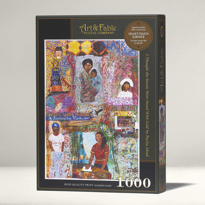 I thought the Streets Were Paved with Gold 1000 Piece Premium Jigsaw Puzzle Art & Fable - for just $34.99! 