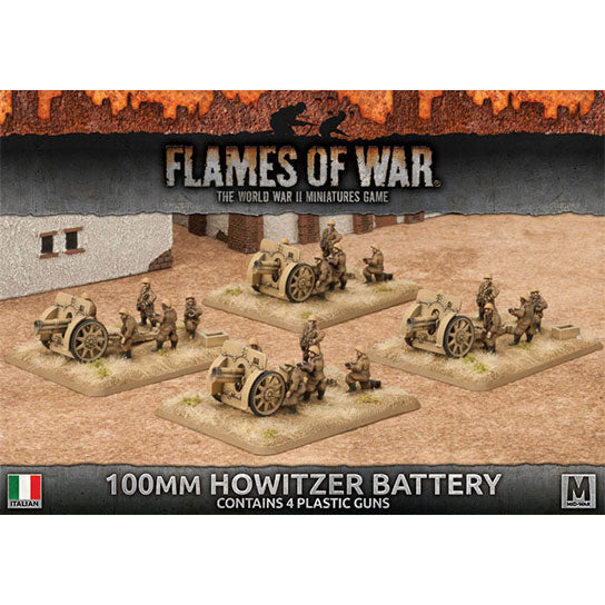 Flames of War: Italian 100mm Howitzer Battery (Mid War) - for just $37! 