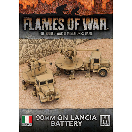 Flames of War: Italian 90mm on Lancia Anti-tank Battery (Mid War) - for just $30! 