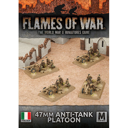 Flames of War: Italian 47mm Anti-tank Platoon (Mid War) - for just $24! 