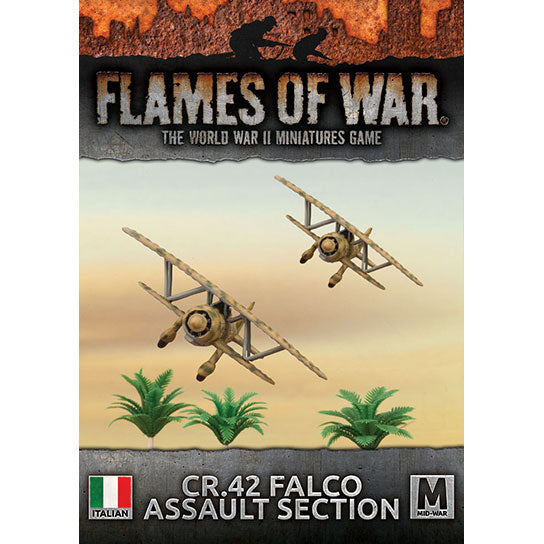Flames of War: Italian CR.42 Falco Assault Section (Mid War) - for just $30! 