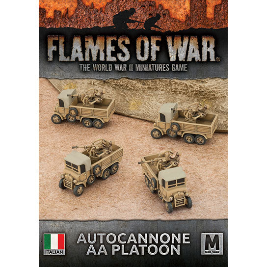 Flames of War: Italian Autocannone 20mm AA Platoon (Mid War) - for just $47! 