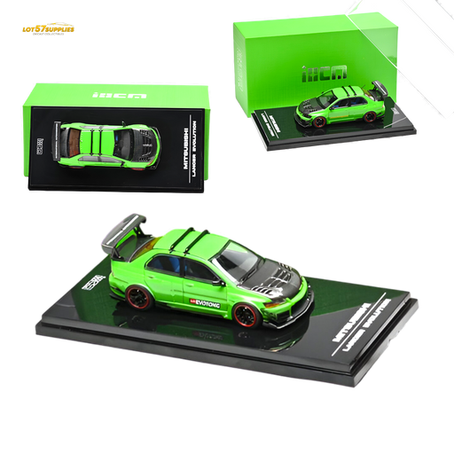 IHCM Mitsubishi Lancer Evo IX Parrot Green 1:64 - for just $39.99! 