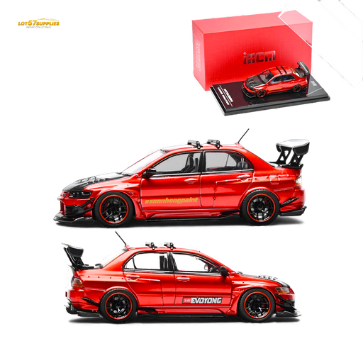 IHCM Mitsubishi Lancer Evo IX Metallic Red 1:64 - for just $38.99! 
