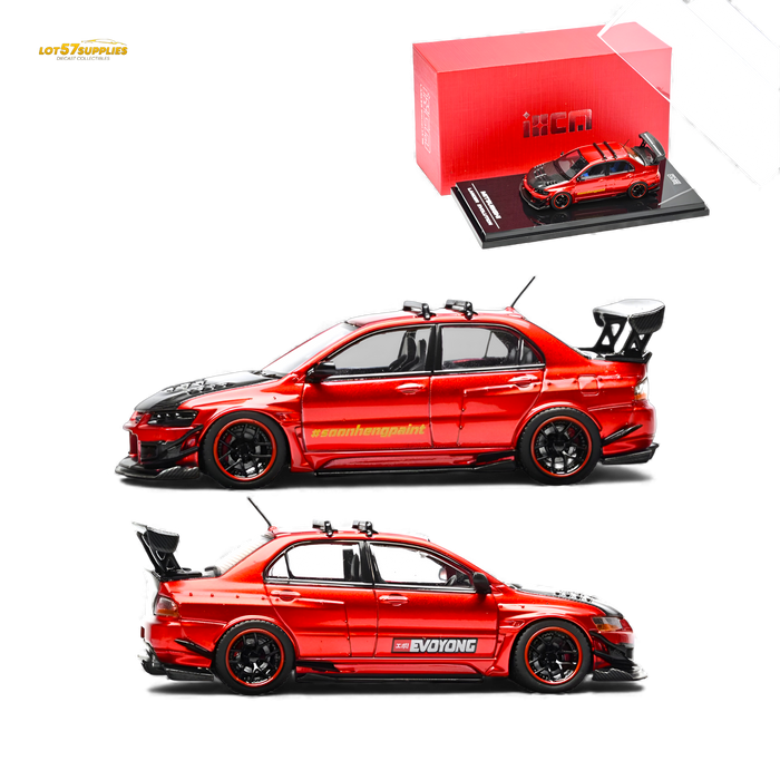 IHCM Mitsubishi Lancer Evo IX Metallic Red 1:64 - for just $38.99! 