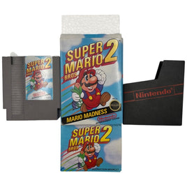 Top view of all contents of Super Mario Bros 2 - NES